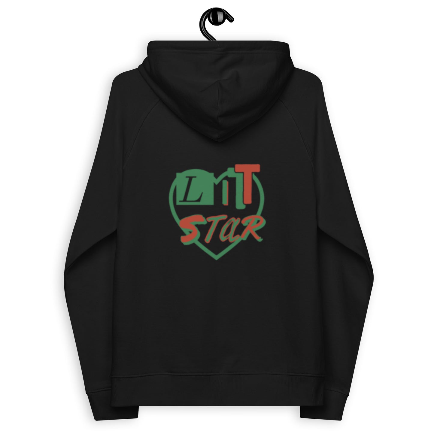 Litstar Unisex eco raglan hoodie