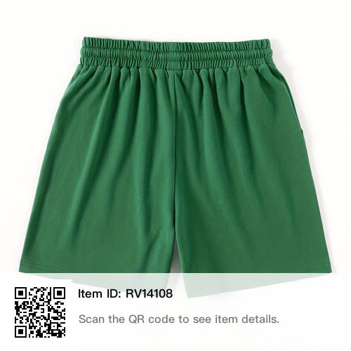 Legend letters print elastic waist shorts