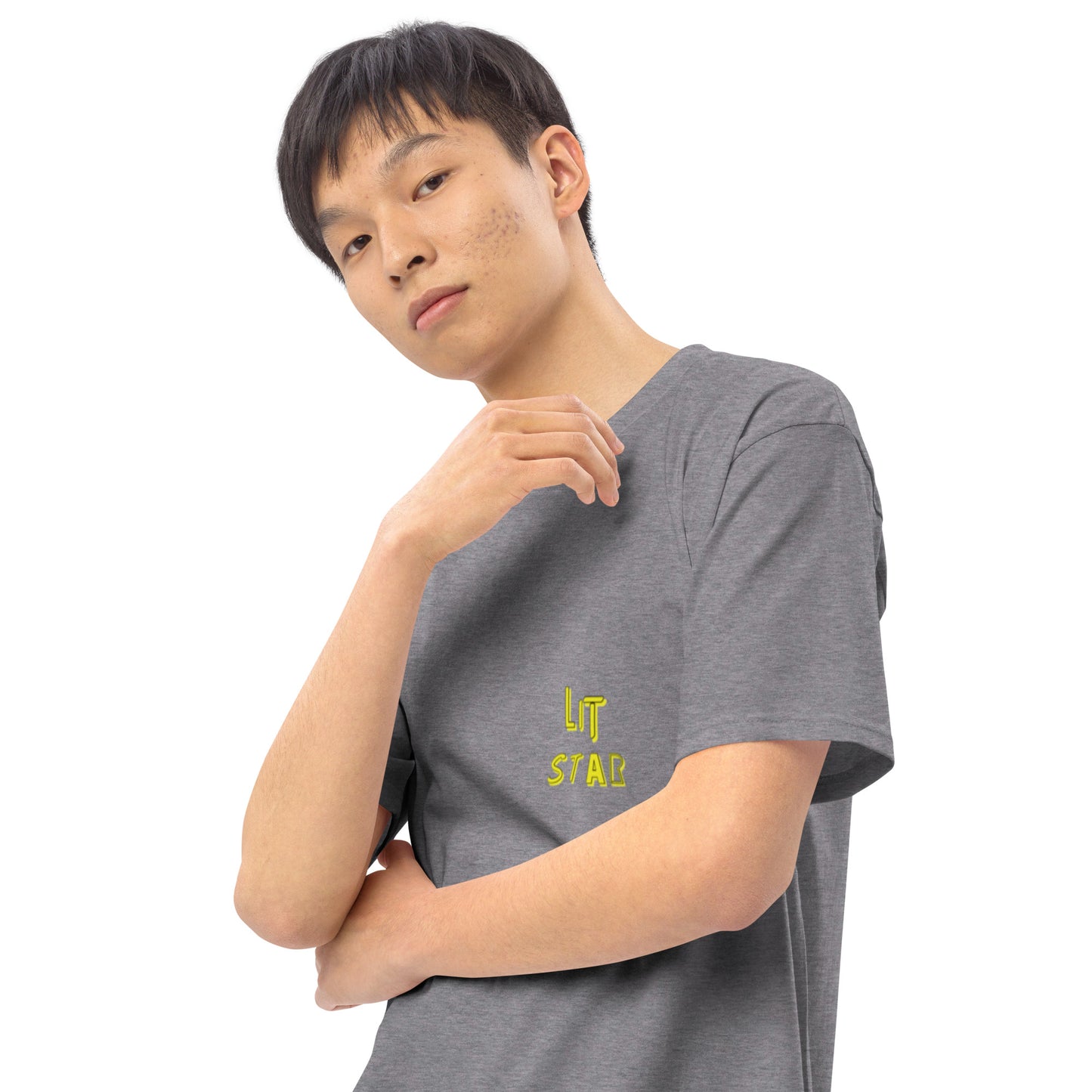 Litstar Men’s premium heavyweight tee