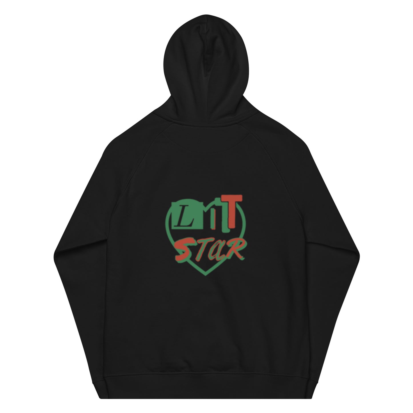Litstar Unisex eco raglan hoodie