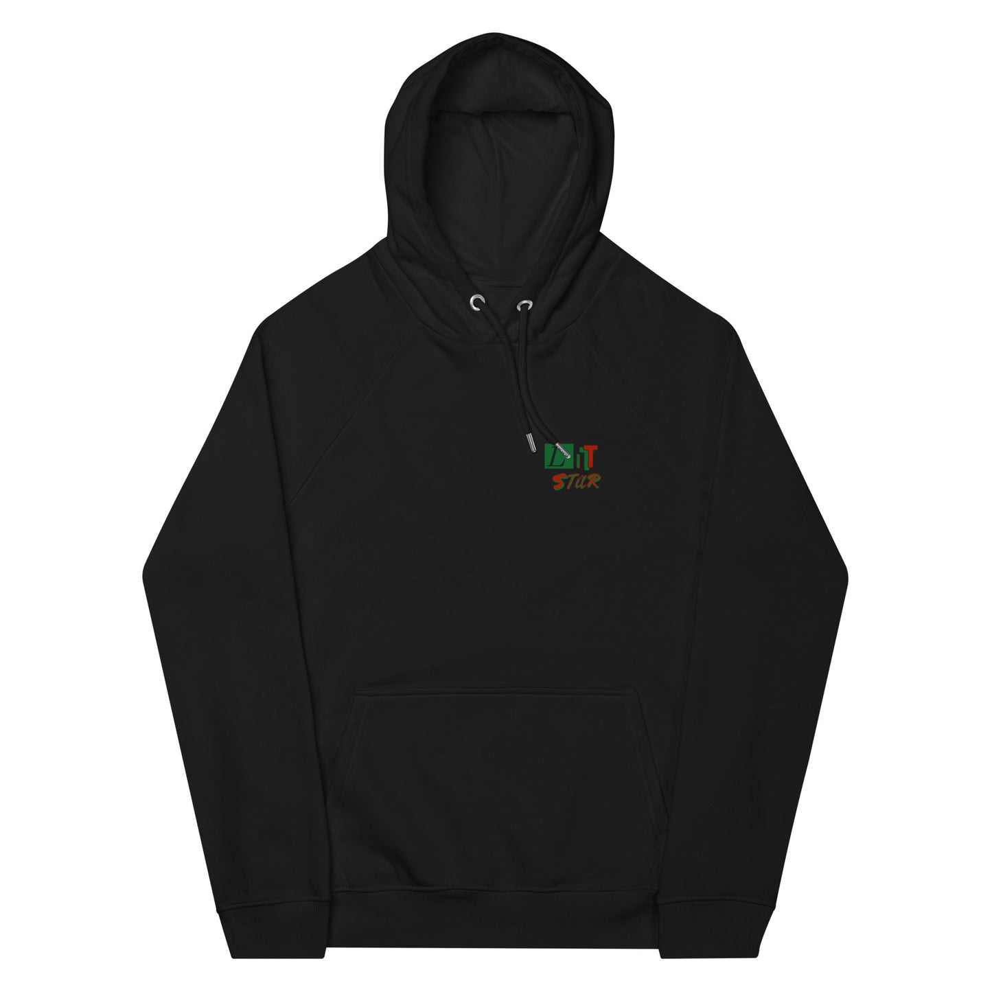 Litstar Unisex eco raglan hoodie
