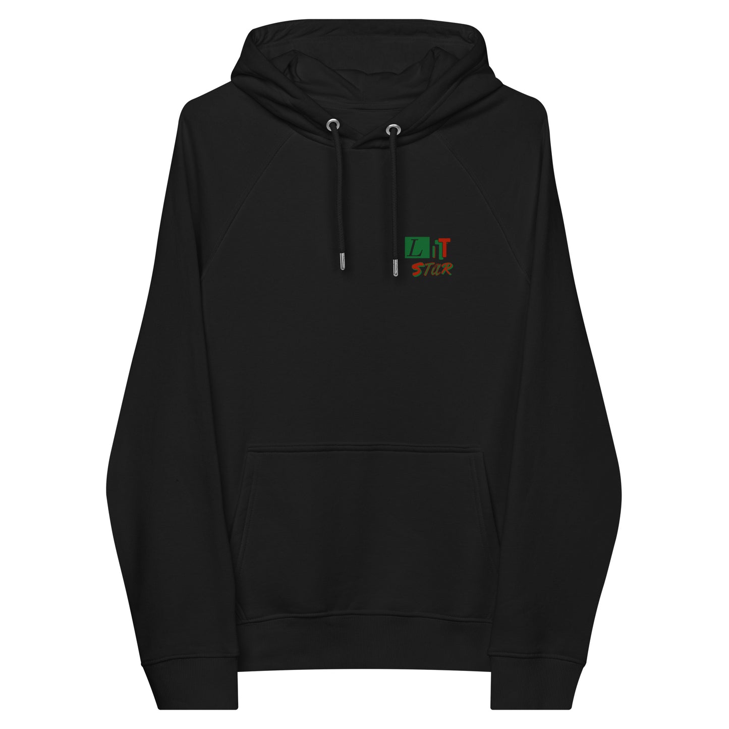Litstar Unisex eco raglan hoodie