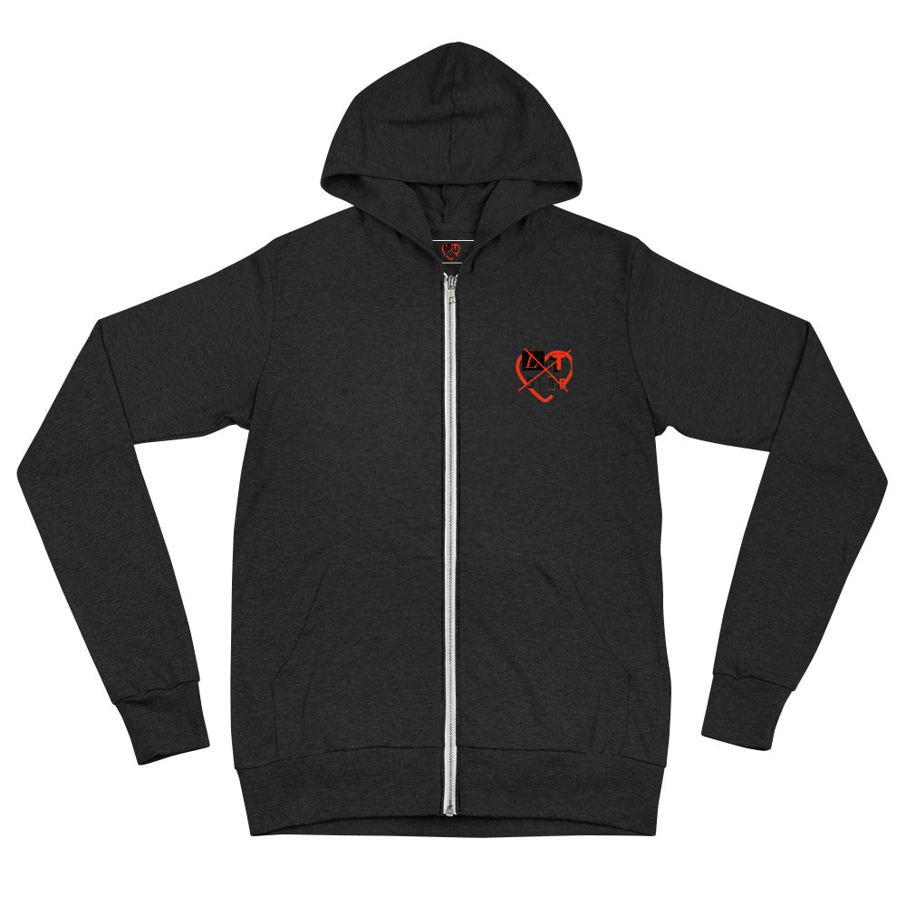 Litstar Unisex zip hoodie