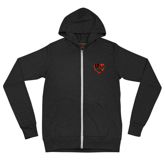 Litstar Unisex zip hoodie