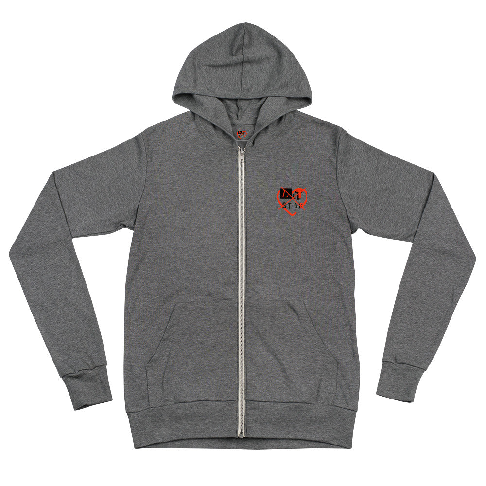 Litstar Unisex zip hoodie