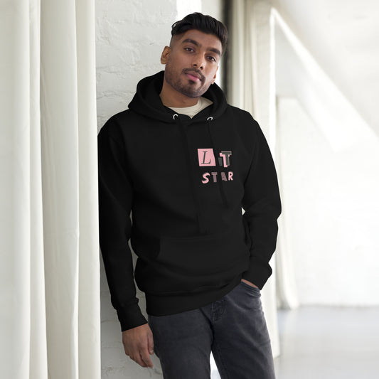 Litstar Pink heart Unisex Hoodie