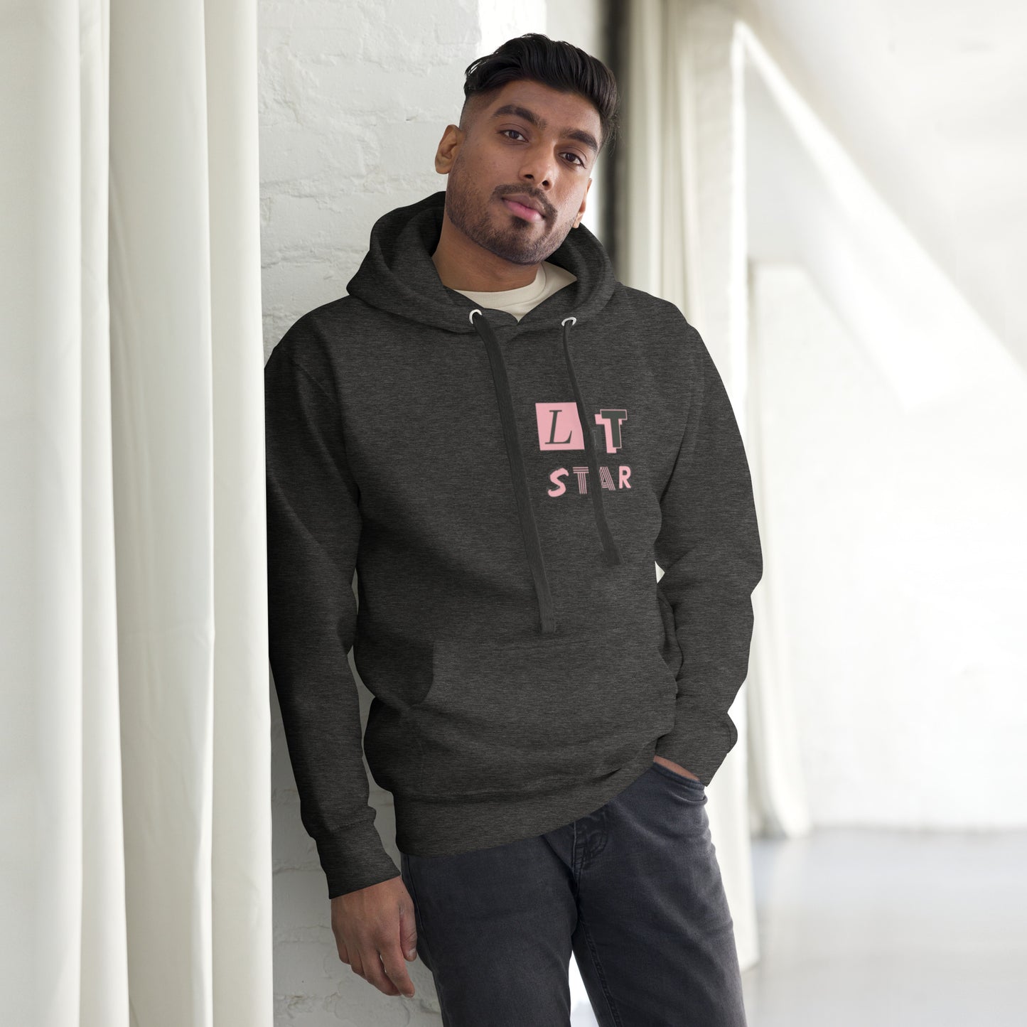 Litstar Pink heart Unisex Hoodie