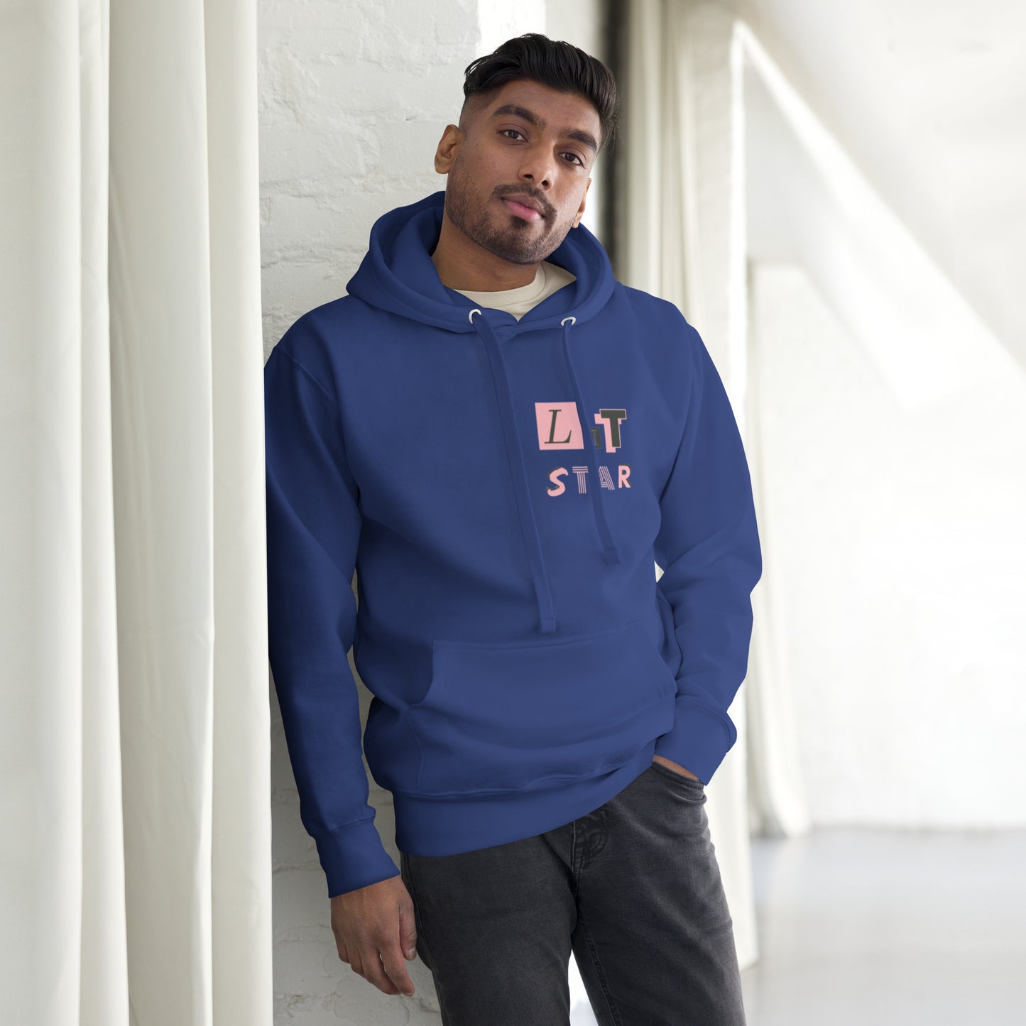 Litstar Pink heart Unisex Hoodie